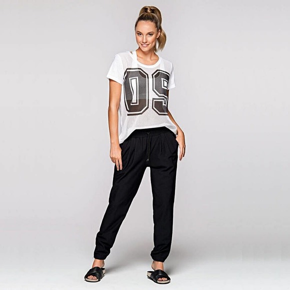 Lorna Jane Pants - Lorna Jane Luxury Ankle-Zip Jogger Pant in Black